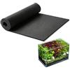 Toughtec Tappetino livellante per acquario, 60 x 30 cm, base per acquario, 6 mm, nero, tappetino ammortizzante per acquari, tappetino in schiuma per proteggere il piano del tavolo, accessorio impermeabile