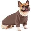 Hjumarayan Maglione leggero per cani, maglietta traspirante per cani | Maglia a costine, per bulldog francese, beagle e cocker spaniel, comoda maglietta per cani, per tutti i giorni e per le mezze