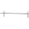 Générique Mensola da parete in acciaio inox professionale, 1500 x 400 x 600 mm, 1 livello, struttura resistente, facile da pulire
