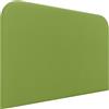 DHOME Testiera Letto Imbottita Liscia Curva in Similpelle Altezza 70cm da Parete Testiere Acustiche Fonoassorbenti per Camera da Letto (Verde, 110cm)