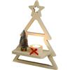 Generico Scaffali Decorativi,Portaoggetti Per Conservazione A Design Albero Di Natale - Ripiani per Piante Appendibili in Legno Natalizio | Per Le Feste Camera Da Soggiorno Cucina Ingresso