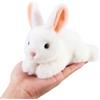 shownicer Peluche profumato, maneggevole, morbido, carino, regalo per bambini e adulti (coniglio bianco, 15 cm)