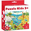 KANGUR Puzzle Bambini Fattoria 30 Pezzi dai 3 Anni