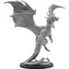 Forged Terrain Epic Miniatures Crystal Dragon - 1 miniatura di drago per giochi di ruolo da tavolo | Mostro fantasy in scala 28 mm | Giochi in stile Pathfinder, giochi di guerra | Figura in resina grigia non