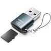 HAUXGOGO Lettore di schede USB, Lettore Schede Mini TF Portatile
