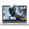AFFGUOK Portatile PC 15,6 Pollici con Ryzen 5 5500U Processore, Laptop 16GB RAM 1TB SSD, Win 11 Notebook Schermo 1080P FHD IPS con Tastiera Retroilluminata con Tastierino Numerico, Computer Portatile Type-C