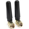 TREADALT-TEC 2.4Ghz 5GHz 5.8G Omnidirezionale Piccolo WiFi Bluetooth Mini RP SMA Antenna Dual Band Antenna per Router, WiFi Booster, PC Adattatore USB Sicurezza Telecamera IP Monitor di Videosorveglianza FPV TX