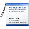 Generic 32100100 (2 linee) nuova batteria aggiornata compatibile con 32100100 2 linee MP3 MP4, batteria di ricambio 5500mAh lettore MP3/MP4, con kit di attrezzi completi