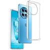 REY Pack 3X Cover in Gel TPU Trasparente per ONEPLUS 12R 5G - ONEPLUS Ace 3 5G, Ultra Sottile 0,33 mm, Morbido Flessibile, Custodia Silicone