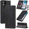 Jasonyu Cover per Motorola Edge 40 Neo, Portafoglio PU Pelle, Nero | Flip Libro, Slot Porta Carte, Magnetica, Funzione Supporto, TPU Antiurto Custodia