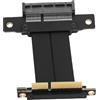 Asixxsix Cavo Riser PCIe 4.0 X4, Cavo di Estensione PCI-e 4X Maschio-femmina a 90 Gradi, Adattatore di Estensione PCI-e, di per Scheda Grafica GPU Gen 4 da 8 Gbps (10)