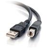 C2G 81566 - Cavo USB 2.0 A/B, 2 m, colore: Nero