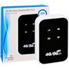 Vilgftyiet Router WiFi Portatile 4G LTE Compatto: Hotspot Mobile per Viaggi, Streaming e Online - 300Mbps, ABS Nero/Bianco(White)