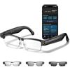 LIROPAU AI Smart Glasses 4K HD, 800 W Anti AI Smart Camera Occhiali