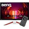 BenQ MOBIUZ EX2710U Monitor Gaming Bianco 27 4K UHD IPS, 144Hz, 1ms, HDR600, HDMI 2.1 48Gbps, VRR per PS5, FreeSync Premium, 98% P3, Telecomando, Eye-Care, Altoparlanti 2.1