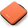 LIOVODE custodia cd, plastica rigida EVA porta dvd dischi per auto | porta cd, custodia per dvd, manichette antiscivolo, salvaspazio, guscio antiurto, chiusura con cerniera