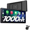 CarpodGo T4 8,9″ Schermo Portatile Wireless da 60fps a 1000 nit CarPlay per Apple CarPlay & Android Auto,supporto magnetico a sgancio rapido con alimentazione tramite Pogo-Pin,touchscreen Full HD