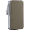 LIOVODE porta cd, custodia dvd portatile cd organizzatore per casa e auto | porta dvd, custodia per cd, manichette antiscivolo, salvaspazio, chiusura con cerniera, plastica rigida, maniglia