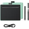 Wacom Ctl-4100Wle-S Intuos Bluetooth, Tavoletta Grafica Con Penna, Software Creativo e Bluetooth Inclusi, Verde Pistacchio, S