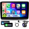 VECHTEL 4G&128G 9 Autoradio per Fiat DUCATO 2010/Citroen Jumper/peugeot Boxer con Carplay Android Auto Wireless Android 15,Bluetooth RDS/FM Radio,Wi-Fi GPS Navi,Telecamera posteriore AHD