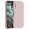 HAFFAN Custodia in Silicone TPU Compatibile con Samsung Galaxy A7 2018 (6 inches), Cover Case Protettiva per Cellulare - Polvere di sabbia