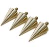 PrecisionGeek® Speaker Spikes M6 - Piedini Anti-Vibrazione per Diffusori e Altoparlanti Hi-Fi (Ottone Ø20, M6×15 mm)