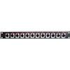WEB world electronic business Pannello Rack 19 Nero con 12 Jack 6.35mm (48x4.5x0.5cm) - Patch Panel Audio Professionale