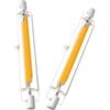 Hsientpe Lampadina R7S LED 78 mm dimmerabile, lampadine LED 78 mm 10 W equivalenti a lampadina alogena J78 100 W, bianco caldo 3000 K, 1000 lm, nessuna oscillazione, illuminazione a fascio 360 °, AC