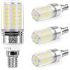 SanGlory Lampadine LED E14 Bianca Freddo Lampadina E14 10W 5000K E14 Luce Fredda, Attacco Edison E14 LED Bianco Fredda, 1050LM, Equivalenti a 90W Lampada Alogena, Non Dimmerabile, Pacco da 4