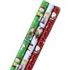 Hallmark, carta da regalo per le vacanze, con linee tagliate sul retro, arachidi, confezione da 4, 110 mq ft. TTL.) Peanuts, 3 Pack Peanuts, 3 Pack