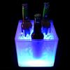 DOPBENT Secchiello per ghiaccio a LED, 3,5 l, multicolore, con raccolta dell'acqua di fusione, grande contenitore per bottiglie per feste, casa, bar, club, tema