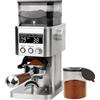 Homtone Macinacaffè Elettrico in Acciaio Inox con Schermo LCD, 31 Livelli di Macinatura Precisi, Macinacaffè a Cono per Espresso/Caffè Filtro/French Press