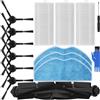 Tidevib Kit di accessori di ricambio per robot aspirapolvere EZVIZ RE4 RE5 Plus, 1 spazzola principale, 6 spazzole laterali, 3 panni per mocio, 3 filtri HEPA