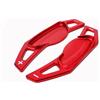 SHUGWA Paletta Volante Prolunga Estensione Del Volante Dell'auto Estensione Del Cambio Paddle Per Benz Per Smart Per 451 Per 453 ForTwo 2009-2015 2016 Per Four 2015-2016 volante Estensione cambio(Red)