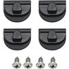 ARQVZXYU Coperchio Laterale Batteria Clip di montaggio per copri pulsanti laterali sinistri per moto, adatte per Harley Sportster XL 883 1200 48 72 2004-2022