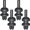 ZAMDOE 699218 Clip per intervallo posteriore clip catena corda per Citroën C2 C3 MK1 MK2 C4 Cactus DS3 per Peugeot 206 207 208 307 308 I 4 Pezzi Supporti Interni per Cappelli