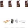 HOFFCAR Kit tagliando 4 FILTRI e 4L OLIO M compatibile con Peugeot 407 2.0 16v 100kw dal 2004