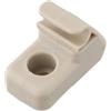 ComfyHarbor Supporto per visiera parasole con clip di montaggio beige ABS per Grande Punto OE 735411088 Sostituzione diretta accessorio interno per una facile installazione