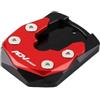 KAVSY Per Honda Per ADV350 2025 Supporto Piastra Estensione Cavalletto Laterale Moto(Red 1)