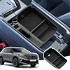 LANGBEAN Vano Portaoggetti Bracciolo per Renault Austral 2023-2027 | Organizer Console Centrale, Organizzatore con Tappeti Antiscivolo, ABS, Compatibile con Renault Espace 6 / Rafale, Nero