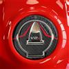 labelbike Adesivo 3D Moto Tappo Serbatoio Compatibile con Ducati | Streetfighter V2 V2S 2025, Protezione in Resina, Antigraffio, Decorazione, Carbonio Rosso, Made in Italy