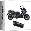 MOTOTOPGUN mivv scarico omologato nocat mover inox nero compatibile con yamaha x-max 300 2023 2024 mototopgun
