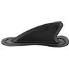 plplaaoo Accessorio per tavola da surf Pinna per acqua piccola laterale da surf in PVC per tavola da paddle Stabilità per tavole da surf gonfiabili Nero 21 cm x 6,5 cm x 6,3 cm 1 confezione