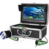 LLOOPK Cercatore di Pesci, Kit for telecamere da Pesca Sott'Acqua 9 Pollici Monitor a Colori 1 0m / 20m 30m 1000TVL con 6. PCS. Luci Bianche Fishfinder for con Ghiaccio Mare(03AJ White 10M)