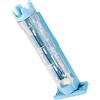 Kfwfuaee Supporto per canna da pesca per laghetto | Supporto per tubo trasparente, base di montaggio, ABS, apertura 3,71 cm