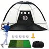 Generic Tappetino Da Golf Con Ritorno Automatico Della Palla, Pratica Indoor | 5 Stili di Putting Tappeto Erboso Resistente Rotolo Liscio per Esercitarsi In Modo Accurato a Casa Ufficio