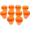 NULYLU Tappo di Scarico a Pressione 10 Pezzi per Kayak e Canoa Tappo di Scarico Boat Scupper Plug TPE Flessibile e Resistente all'Usura Arancia