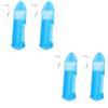 CAXUSD Set 4 Gabbie Rotanti per da Pesca Feeder in Rete Plastica 33X129Mm Dispensatore di Pastura per Pesca Grossa in Fiume con Carico Facile