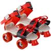 Generico Children's Roller Skates - Wear-Resistant Classic Double Row Design Four,