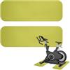 Generisch Tapis roulant, base antiscivolo per vogatore e cyclette | Tappetino antirumore per cyclette, 25 x 80 cm, per casa, palestra, yoga, garage, moquette